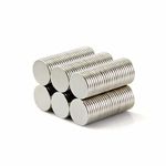 50PCS Strong Neodymium Magnets, Round Magnets For Arts Crafts Hobbies Whiteboard Fridge and Office (10mm x 1mm)