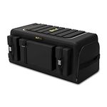 Ergocar Car Trunk Organizer Car Boot Storage Organiser Multi Pocket Car Boot Tidy Storage 3 Times Size Folded Portable Waterproof 1680D Oxford for Car/SUV/Truck/Auto (Black, 70L With side pockets)