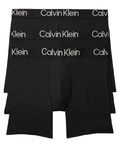 Calvin Klein Men's Ultra Soft Modern Modal Boxer Brief, 3 Black, Medium