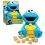 Sesame Street Cookie's Counting Jar, 12-Pieces, 20+ Phrases and Sounds, Learning and Education, Officially Licensed Kids Toys for Ages 2 Up, Gifts and Presents