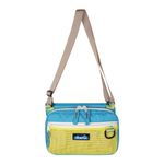 KAVU Delray Beach Crossbody Bag Lightweight Mesh Beach Pack, Key Lime, One Size