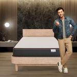 Nilkamal SLEEP Lite Dual Comfort Mattress, Soft and Firm Sides to Provide Plush Feel on one Side and Support on Other, Superior PU Foam Mattress (72X35X5, Single)