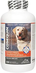 Nutramax Cosequin Maximum Strength Joint Health Supplement for Dogs - with Glucosamine, Chondroitin, and MSM, 250 CT Chewable Tablets