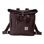 Carhartt Unisex's, Durable Bag with Adjustable Straps and Laptop Sleeve, Convertible Backpack Tote (Port), One Size