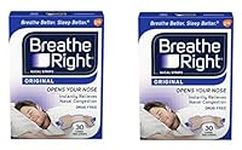 Breathe Right Nasal Strips Original Tan Large - 30 ct, Pack of 2