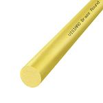 Visiaro Hard Brass Round Bar Rod, 1mtr, Outer Dia 6 mm, Pack of 1