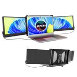 KEFEYA Laptop Screen Extender, 12” Full HD IPS Display Portabe Monitor for Laptop, Plug and Play for Windows, Chrome & Mac, HDMI/USB-A/Type-C