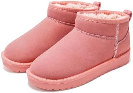 Project Cloud 100% Genuine Leather Ankle Boots for Women - Water Resistant with Memory Foam Insole Winter Boots for Women - Trending Shoes & Comfortable Women's Ankle Boots (Hippy_W, BUBGUMSUEDE,7.5)