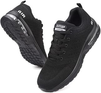 GoodValue Mens Running Shoes Breathable Air Cushion Tennis Shoes Lightweight Walking Shoes Fashion Sneakers Comfortable Mesh Sport Shoes Mens Casual Workout Athletic Training Gym Jogging Shoes