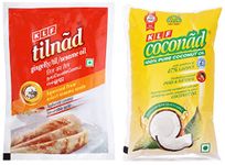 KLF Nirmal Coconad 1 Liter Pure Coconut Oil, Tilnad 1 Liter Pure Sesame Oil