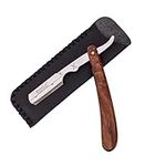 Cut Throat Razor by SteelX® Organic Wooded Straight Razor, Professional Barber Razor, Premium Quality Straight Edge Razor, Moustache & Beard Shaving Razor Single Blade Razor & Blades Not Included