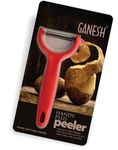 Ganesh Stainless Steel Handy Plus Peeler Kitchen Tool for Home & Professional Use