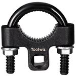 Toolwiz Inner Tie Rod Removal Tool - 3/8” inch Universal Low Profile Tool 27-42mm with Non-Slip Teeth for Inner Tie Rod Removal and Installation Inner Tie Rod Tool Inner Tie Rod U-Wrench