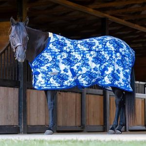 Jeffers Expression Standard Neck Fleece Cooler for Horses, 72"- Equine Towel Blanket, Moisture Absorbent, Light Weight, Best for Drying, Exercise, Bathing, Adjustable Belly Bands - Equestrian Toile