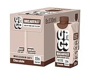 UP & GO Breakfast Drink - Chocolate, High Protein, Calcium & Fibre (330ml x 8 Bottles)