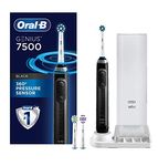 Oral-B Pro 7500 Power Rechargeable Electric Toothbrush, Black, Powered by Braun