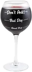 BigMouth Inc "How Was Your Day?" Wine Glass, Gift for Wine Lovers, Novelty Wine Glass
