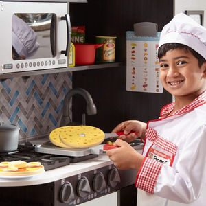 Melissa & Doug Wooden Toy Kitchen – Pretend Play Set for Kids