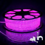 Radiato ES Led Strip Rope Lights Decorative Super Thin (Led Per Meter) Waterproof with Adapter.(Decoration Diwali Festive Lights) (Pink, 50 Meter)