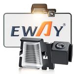 EWAY Safety License Plate Backup Reverse Camera for Jeep Wrangler JK JKU 2007-2018 Rear View Cameras Waterproof Easy Mount W/Parking Line Removable