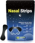 Nasal Strips for Snoring – Extra Strength Nose Strips for Breathing Day and Night Use with Strong Adhesion – Stops Snoring, Improves Sleep and Workout Performance – Sweat Resistant Comfortable – 60tc