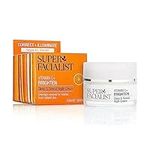 Super Facialist - Vitamin C + Brighten Sleep & Reveal Night Cream, Oil Free Overnight Face Cream for Fresher, More Radiant Skin, Vegan Friendly, 50ml