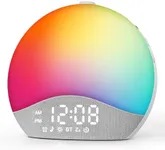 EASYERA Sunrise Alarm Clock Sound Machine, Upgraded Backlit Buttons, 26 Soothing Sounds, White Noise Machine Night Light, Bluetooth Speaker Wake Up Light for Bedroom, Heavy Sleeper, Adults, Kids