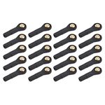 OTOTEC 20Pcs M2 Ball Head Holder Tie Rod End Joint Fit for RC Car Steering RC Plane/Glider Control Surfaces RC Boat Rudder/Throttle Control Servo Horns Car Accessory 2.0xL19mm