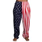 USA American Flag Lounge Pants Pajamas (Medium)