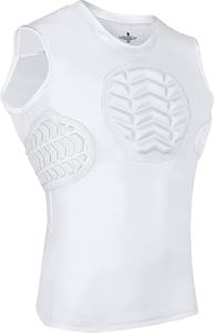 Exxact Sports Youth Baseball Chest & Rib Protector (White, YXS)