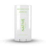 Native Deodorant - Natural Deodorant - Vegan, Gluten Free, Cruelty Free - Free of Aluminum, Parabens & Sulfates - Born in the USA - Cucumber & Mint