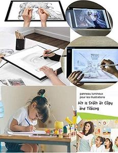 A4 LED Light Box Drawing Board – Ultra-Thin Tracing Pad for Artists