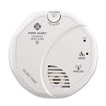 First Alert Hardwired Wireless Smoke Alarm with Photoelectric Sensor and Battery Backup, SA521CN-3ST