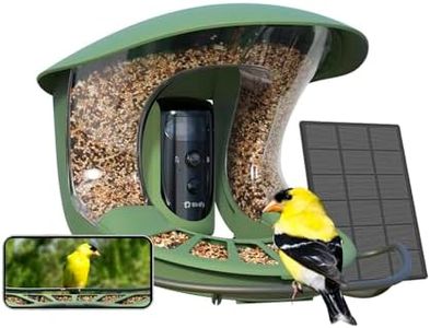 Birdfy 2 Smart Bird Feeder with Camera, Dual-Lens, Solar-Powered, Wireless Installation, Auto-Capture Bird Videos & Motion Detection, Gift Present