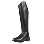 Horka Adults Anna Long Back Zipper Rubber Sole Horse Riding Competition Boots