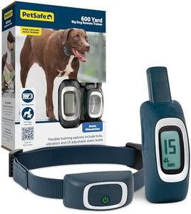 PetSafe 600 Yard Remote Trainer, Rechargeable, Waterproof, Tone / Vibration / 15 Levels of Static Stimulation for dogs over 8 lb.