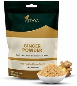 Ground Ginger powder, 1 LB | Premium Source for Spice & Seasoning | Great for Baking, Cooking & Tea | Additive Free, Non-GMO, Bulk Supply