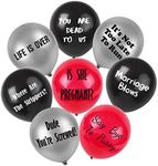 BroSash Cruel Bachelor Party Balloons | Pack of 16 | Bachelor Party Decor Bachelorette Party Supplies and Decorations | Naughty Gag Gifts Gift Funny Abusive Balloon for Groom to Be Dirty Favors