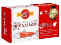 Golden Prize Pink Salmon Fillets in Oil 120Gms