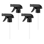 JAMAKALA 4Pcs Spray Bottle Replacement Trigger Sprayer Head, Spray Bottle Nozzle Replacement Spray Top Spray Head, Spray Attachment for Bottles for 28/410 Bottle Glass or Plastic Bottle