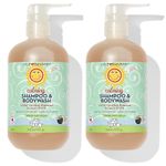 2 Pack California Baby Shampoo & Bodywash - Calming 19 oz [Health and Beauty]