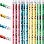 Spakon 36 Pieces Pixel Miner Themed Pencils Gaming Party Favors Mine Pixelated Craft Pencils Welcome Back to School Classroom Rewards Prizes for Kids (36 Pack)