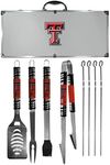 NCAA Texas Tech Red Raiders 8 pc Tailgater BBQ Set