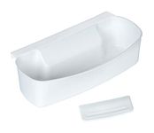 WENKO 7730100 Collecting tray for kitchen waste - Polypropylene, 32.5 x 9 x 17.5 cm, White