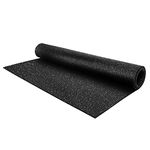 Flooring Inc 1/4" Tough Rubber Flooring Roll | Flexible Recycled Rubber Gym Floor Mats for Home Gym | Heavy Duty Rubber Mat for Home Gyms, Sheds, Horse Stall Mat or Trailer | 4’x10’ | Gray