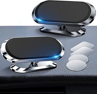 Magnetic Phone Holder for Car FONKEN [2-Pack] Magnetic Phone Car Mount 8X Magnets 360°Rotation dashboard Car Phone Holder Mount for iPhone 13 12 11 Pro XS Max XR Samsung Note20 S20 S21 All Smartphones