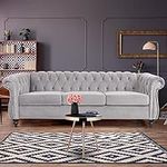 Chesterfield Sofa, Modern Tufted Ve