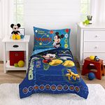 Disney Mickey Mouse Space Adventures 4 Piece Toddler Set (Blue)