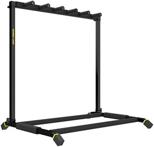Monkey Loop Floor Prime 5 - Floor Stand pour 5 Guitares ou Basses - Compatible avec les Guitares Électriques et Basses Électriques - Support Rempli de Mousse - Résistant aux Rayures