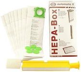SEBO 5827ER HEPA Service Box for X Series Vacuum with 8 Ultra Bags, Exhaust Filter and HEPA Microfilter